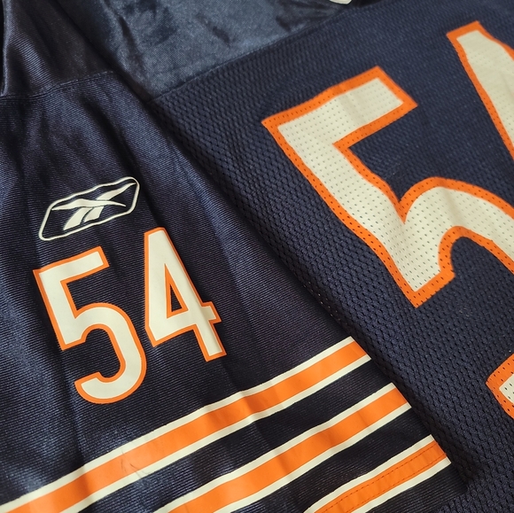 Reebok On Field NFL Chicago Bears Brian Urlacher #54 Football Jersey Men's XL - Picture 7 of 11